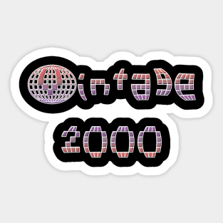 Vintage 2000 Sticker